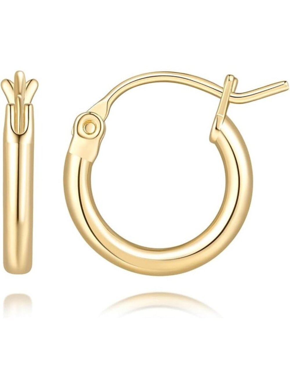 Chic 14K Gold Small Hoop Earrings for Women | Elegant Gold Hoops Jewelry